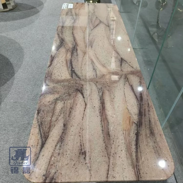 Red Granite Console Table