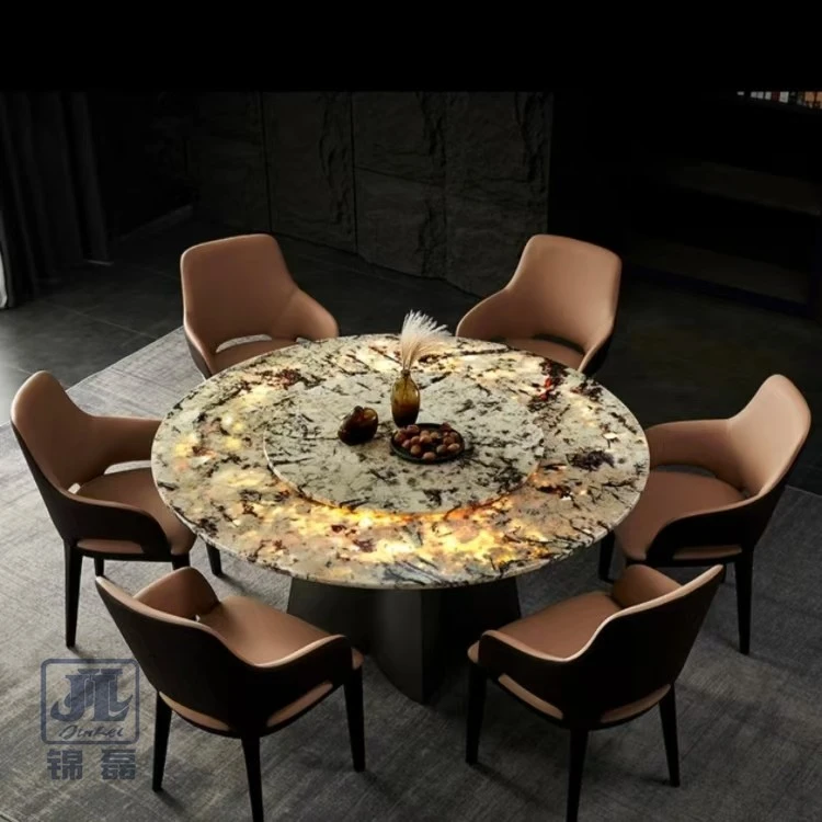 Round Granite Dining Table